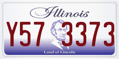 IL license plate Y573373