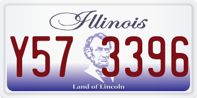 IL license plate Y573396