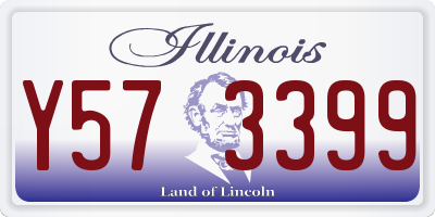 IL license plate Y573399