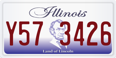 IL license plate Y573426