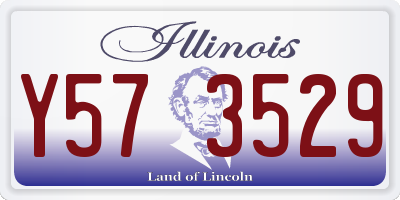 IL license plate Y573529