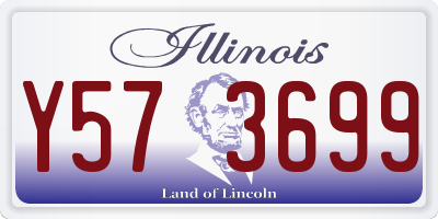 IL license plate Y573699