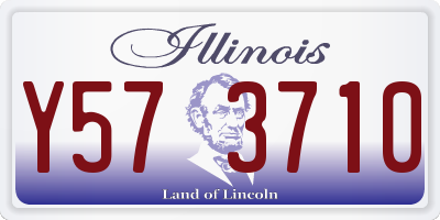 IL license plate Y573710