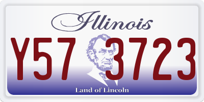 IL license plate Y573723