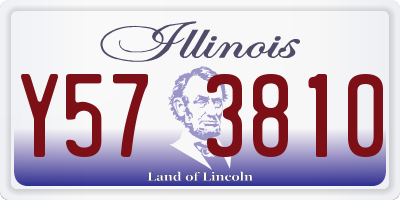 IL license plate Y573810