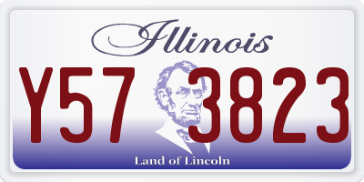 IL license plate Y573823