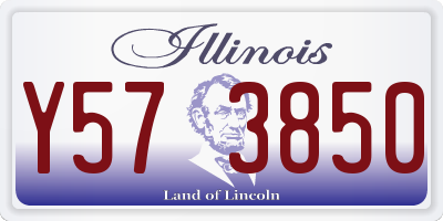 IL license plate Y573850