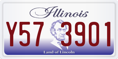 IL license plate Y573901
