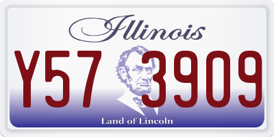 IL license plate Y573909