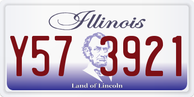IL license plate Y573921