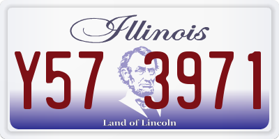 IL license plate Y573971