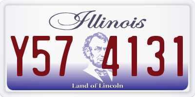 IL license plate Y574131