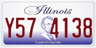 IL license plate Y574138