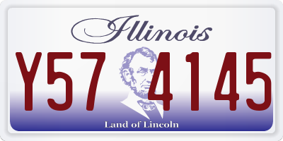 IL license plate Y574145