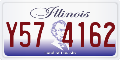 IL license plate Y574162