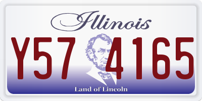 IL license plate Y574165