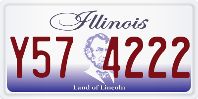 IL license plate Y574222