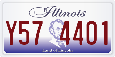 IL license plate Y574401