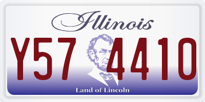 IL license plate Y574410