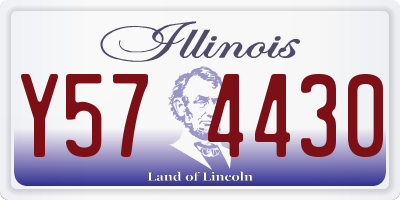 IL license plate Y574430