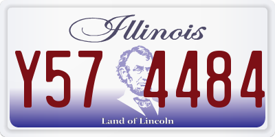 IL license plate Y574484