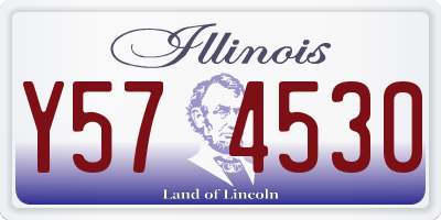 IL license plate Y574530