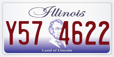 IL license plate Y574622