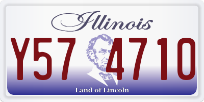 IL license plate Y574710