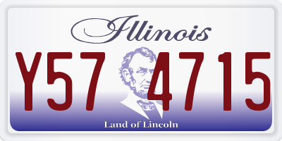 IL license plate Y574715