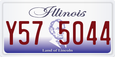 IL license plate Y575044