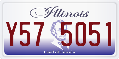 IL license plate Y575051