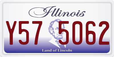 IL license plate Y575062