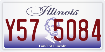 IL license plate Y575084