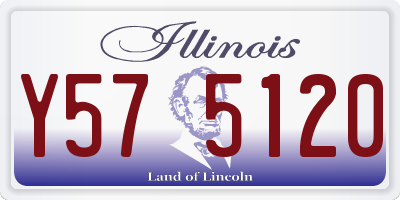 IL license plate Y575120