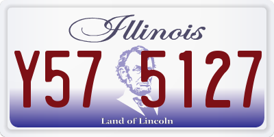 IL license plate Y575127