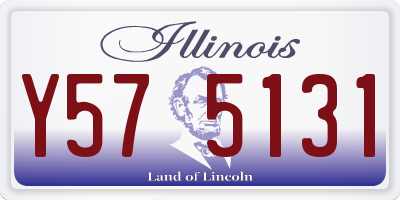 IL license plate Y575131