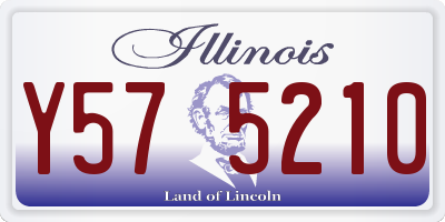 IL license plate Y575210