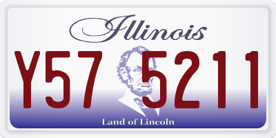 IL license plate Y575211