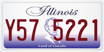 IL license plate Y575221