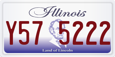 IL license plate Y575222