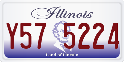IL license plate Y575224