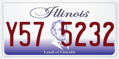 IL license plate Y575232