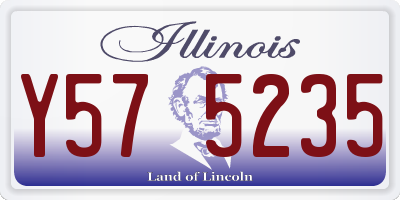 IL license plate Y575235