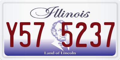 IL license plate Y575237
