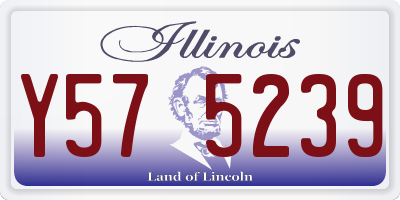 IL license plate Y575239