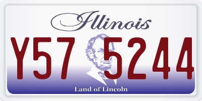 IL license plate Y575244