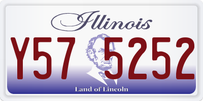 IL license plate Y575252