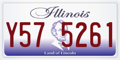 IL license plate Y575261
