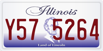 IL license plate Y575264