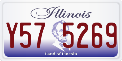 IL license plate Y575269